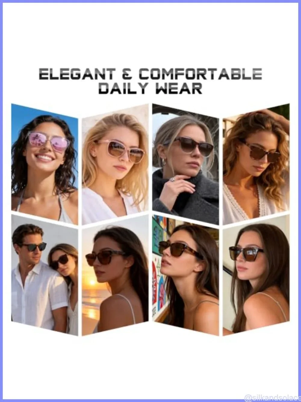 Polarized Sunglasses UV400 Protection Lightweight Retro Full Frame Oval